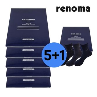 레노마 5+1 선물특가 고품격 양말 선물세트 단체 선물용 답례품 남성 여성 양말세트 4종