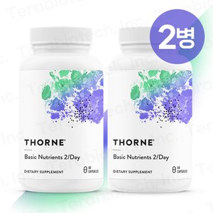 쏜리서치 [무료배송] 쏜리서치 베이직 뉴트리언트 투퍼데이 60캡슐 2병 Thorne Basic Nutrients 2 Day