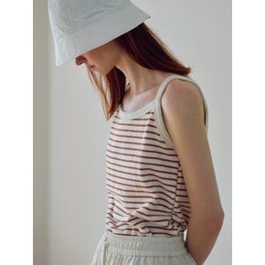 HEAVY GAUGE STRIPE SLEEVELESS SHIRT TOAST