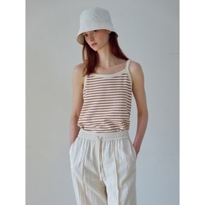 HEAVY GAUGE STRIPE SLEEVELESS SHIRT TOAST