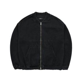 MA-1 BLOUSON DENIM JACKET BLACK  MA-1데님블루종 블랙 JKMABS-BLK