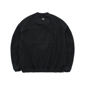 MA-1 BLOUSON DENIM JACKET BLACK  MA-1데님블루종 블랙 JKMABS-BLK