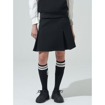 BLUDOT 볼륨 플레어 스커트_BK