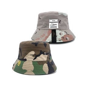 23SS CAMO REVERSIBLE BUCKET HAT WOODLAND/DESERT