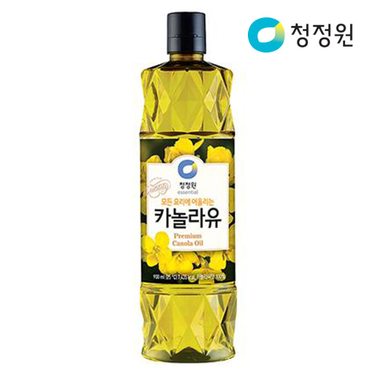  청정원 참빛고운 카놀라유 900ml x6개