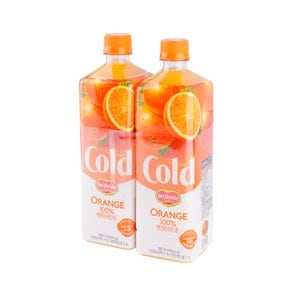델몬트 콜드 오렌지과즙 100% 900ml*2