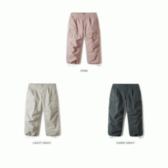 후아유 공용 와이드 카고 팬츠 / Wide Cotton Nylon Cargo Pants_A WHTAE4933U