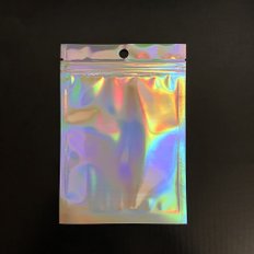 화장품파우치 투명 홀로그램 메이크업 지퍼백 18x26
