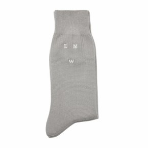 Beige Logo Socks_CALAX25109BEX