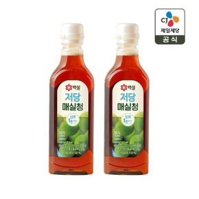 백설 저당 매실청 645g x2개