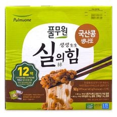 코스트코 풀무원 생생 실의힘 국산콩 생나또 582g(48.5g x 12팩) 간장소스 포함..[32493594]