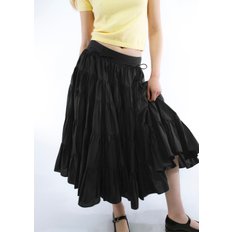 샌디리앙 24PF SANDY LIANG HETTI SKIRT IN BLACK