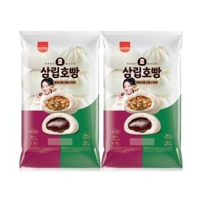 [JH삼립]삼립호빵 단팥 야채 8입 720g 2봉