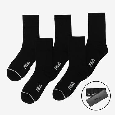 휠라 5PACK 데일리 블랙 양말 (FS3SCE5E01X_BLK)