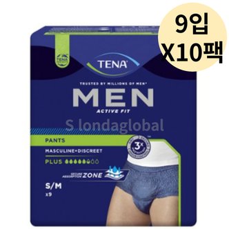  테나 맨 언더웨어 성인용 기저귀 중형 9pX10팩