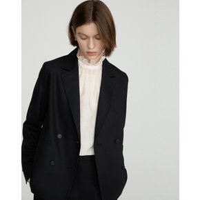 [25SS] 블랙더블버튼울혼방긴팔테일러드자켓 DLJA5B203BK