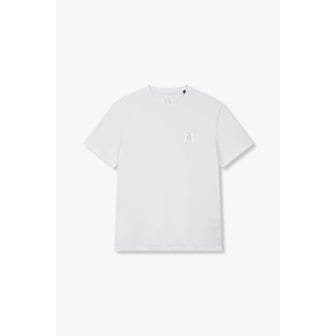 ARMANI EXCHANGE 남성 스퀘어 로고 패치 티셔츠 A414130035000