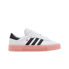 032C (W) 아디다스 삼바로즈 화이트 핑크 (W) Adidas Sambarose White Pink