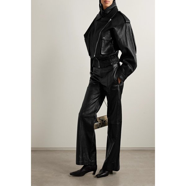 아넬리 텍스처 가죽 재킷 46376663162989637