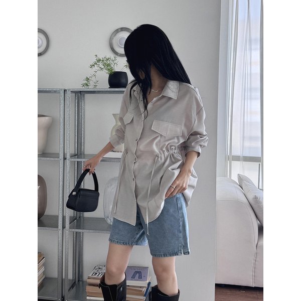 ROLL-UP STRING SHIRT JACKET_T516OT802