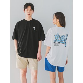 포인트라인 오버핏 반팔티 AST4846 (2 COLOR)