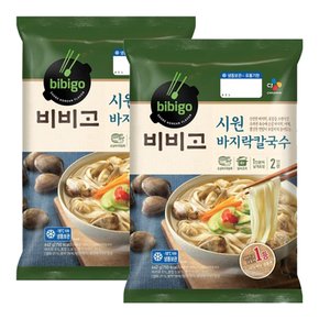 CJ 비비고 시원바지락칼국수 642g X 2봉