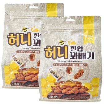  한입 허니 꽈배기 520g x 2개