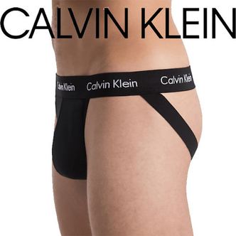 Calvin Klein Underwear 캘빈클라인 STRETCH COTTON 작스트랩 NB2623 블랙/화이트