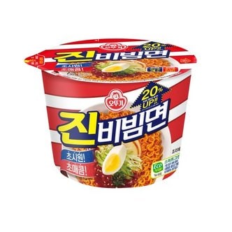 오뚜기 진비빔면 용기 132g 2입