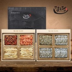 [바로배송][담은정]명품세트 5호(소멸 130g/중멸 110gx2/대멸 100g/꽃새우 80g/홍합살 250g/황태채 70gx2)