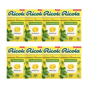 Ricola 리콜라 레몬 무설탕 허브 캔디 50g 8개