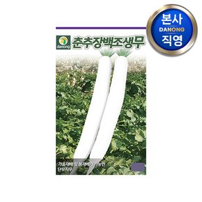 춘추장백 조생무 씨앗 10g . 단무지무 무우 봄 가을 파종 텃밭 채소 씨 종자