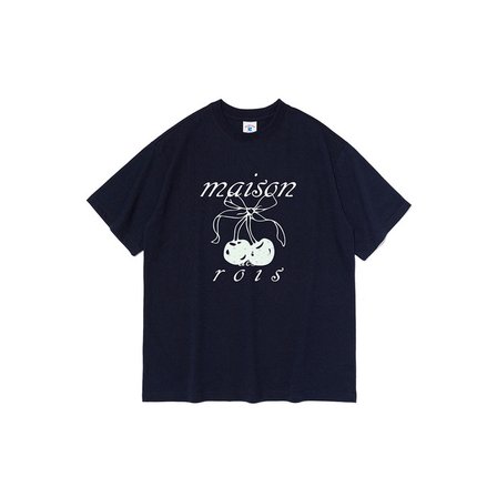 로아드로아 메종 프렌치체리 반팔티셔츠 (네이비)