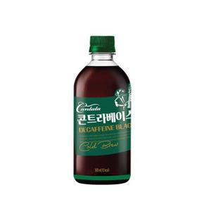 칸타타 커피음료 콘트라베이스 디카페인 블랙커피 500ml 24펫