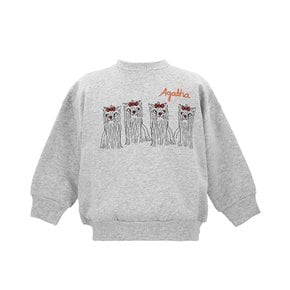 2472011494 (Agatha dogs sp sweatshirt) 아가타 도그 아동 맨투맨