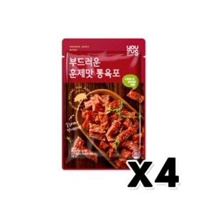 부드러운 훈제맛 통육포 간편안주 40g x 4개