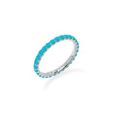 Ice 2mm guard ring (turquoise) (100010)