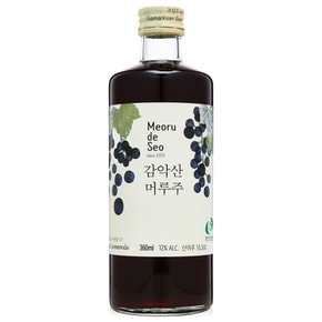 산머루 농원 감악산 머루주 12도 360ml x5병