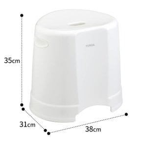 렉크 유노아 욕조 의자 높이 35cm 뉴 화이트 곰팡이 방지 · 항균 BB-109