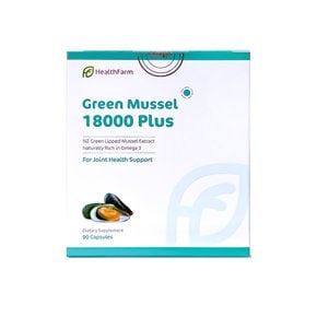 뉴질랜드 헬스팜 프리미엄 초록입 홍합 Green Mussel 18000 플러스 90캡슐