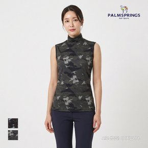 여성 밀리터리 반목넥 민소매 티셔츠_STTL222262