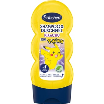 뷔센 Bubchen 어린이 샴푸 & 샤워 젤 2in1 포켓몬 피카츄 230ml