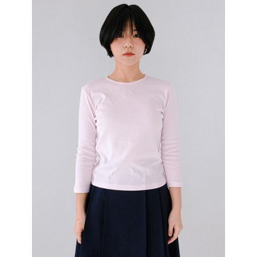 미도리버터 Ribbon Embroidery T_Pink