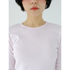 Ribbon Embroidery T_Pink