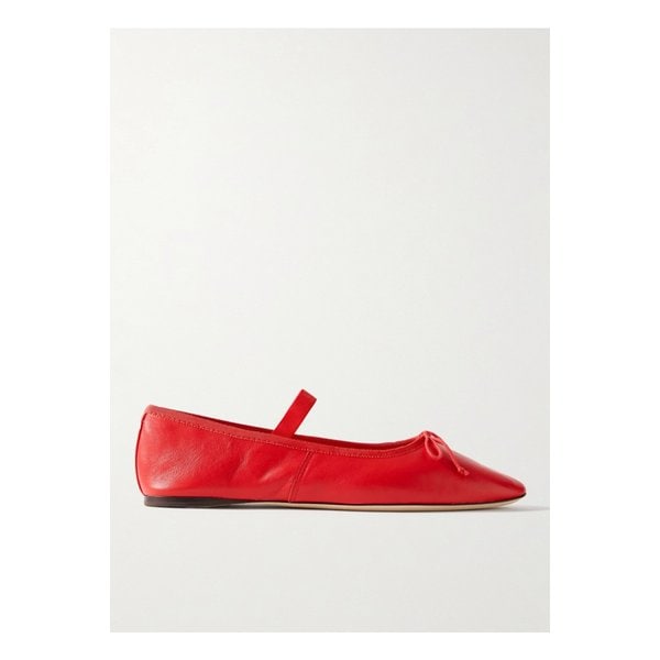 로플러 랜달 레오니 보우 장식 가죽 플랫 슈즈 1647597337436720