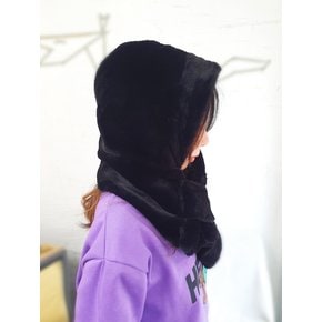 eco fur mink balaclava hood (에코퍼 밍크 후드)