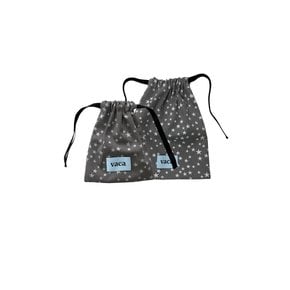 STAR STRING POUCH (GREY)