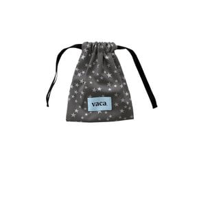 STAR STRING POUCH (GREY)