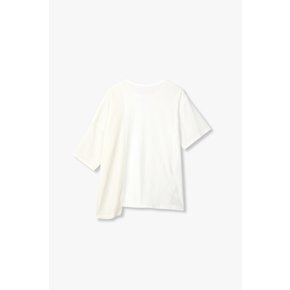 [Ys] 사이드 배색 슬릿 블라우스 (6615140104)