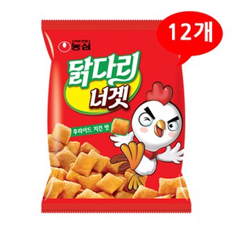 올인원마켓 (1901000) 농심 닭다리 너겟 후라이드치킨 맛 12개